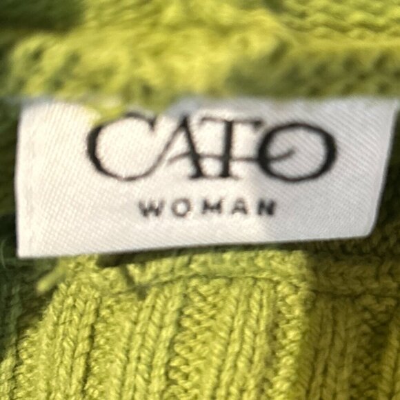 Cato SZ18/20 Green Argyle Short Sleeve Sweater 80's Academia Preppy Golf Classic - Picture 8 of 10